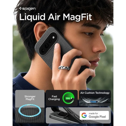 Spigen Liquid Air Mag MagSafe - dėklas Google Pixel 11 Pro (Matte Black)