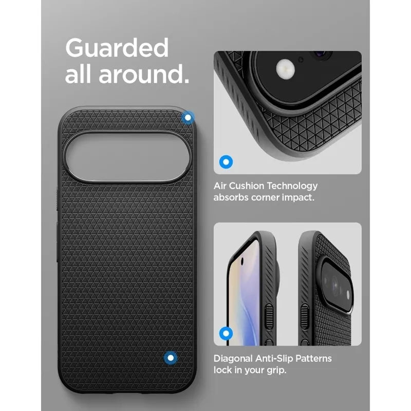 Spigen Liquid Air Mag MagSafe - dėklas Google Pixel 11 Pro (Matte Black)