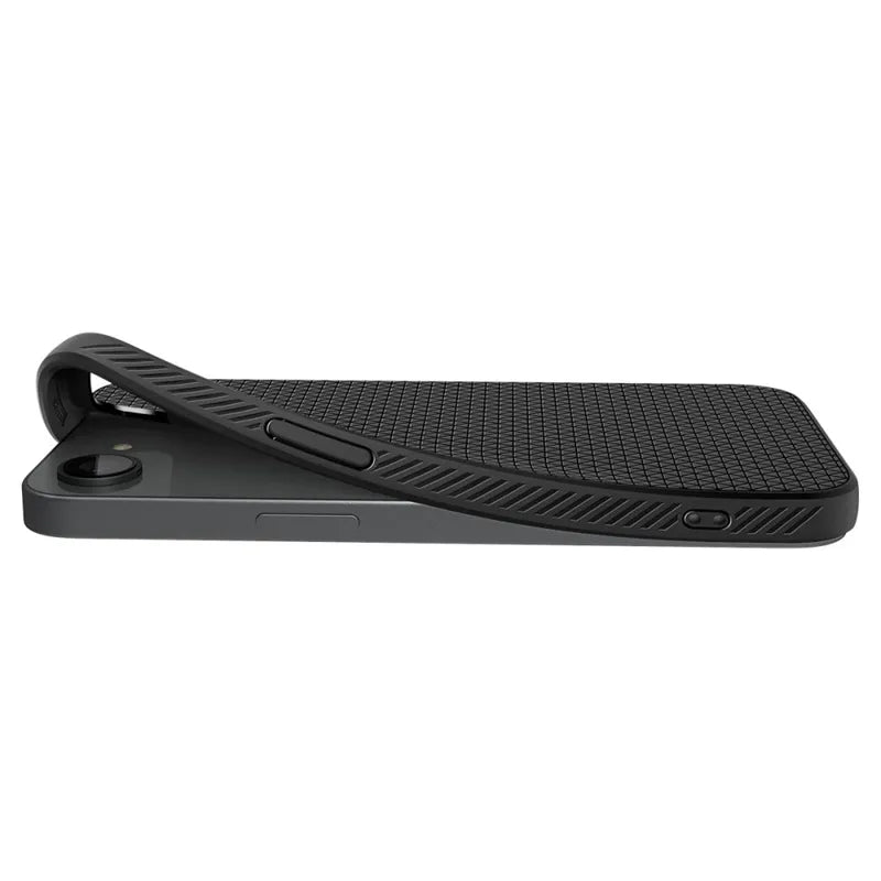 Spigen Liquid Air Mag MagSafe - Dėklas iPhone 17e / 16e (Matinis juodas)