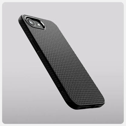 Spigen Liquid Air Mag MagSafe - Dėklas iPhone 17e / 16e (Matinis juodas)