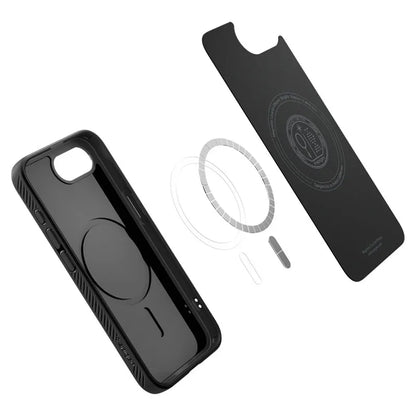 Spigen Liquid Air Mag MagSafe - Dėklas iPhone 17e / 16e (Matinis juodas)