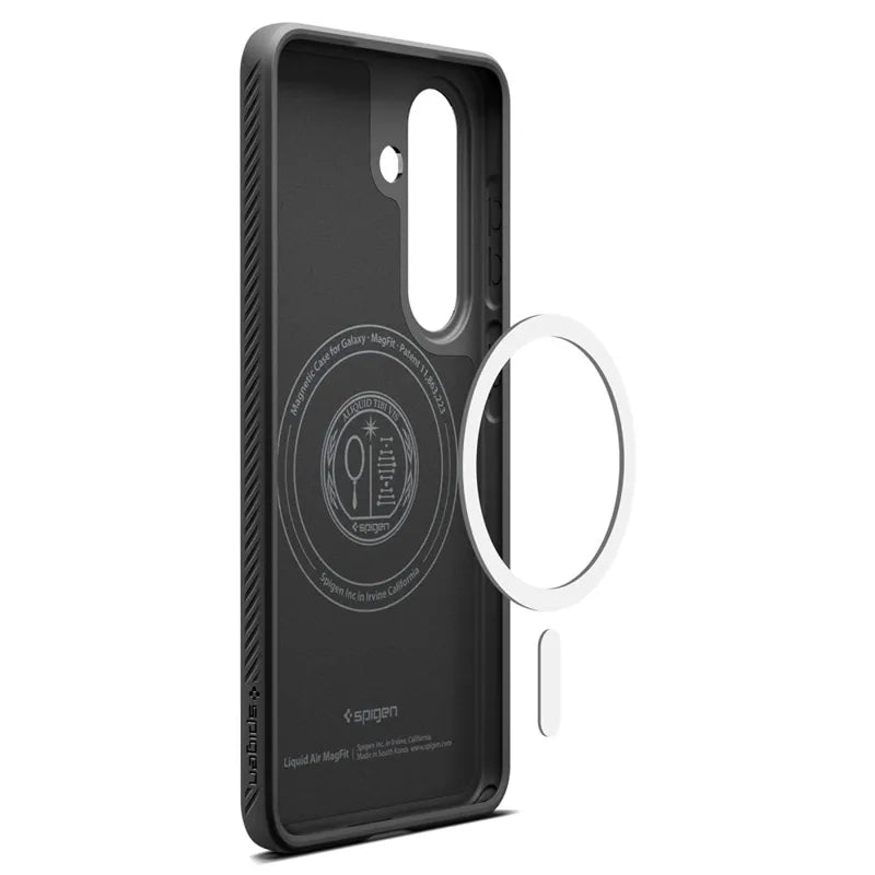 Spigen Liquid Air Mag MagSafe – dėklas Samsung Galaxy S26+ (Matinis juodas)