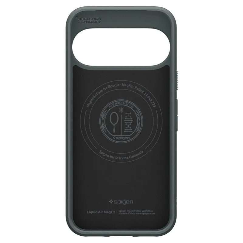 Spigen Liquid Air Mag MagSafe – dėklas, skirtas Google Pixel 11 Pro XL (Abyss Green)