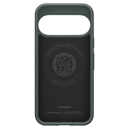 Spigen Liquid Air Mag MagSafe – dėklas, skirtas Google Pixel 11 Pro XL (Abyss Green)