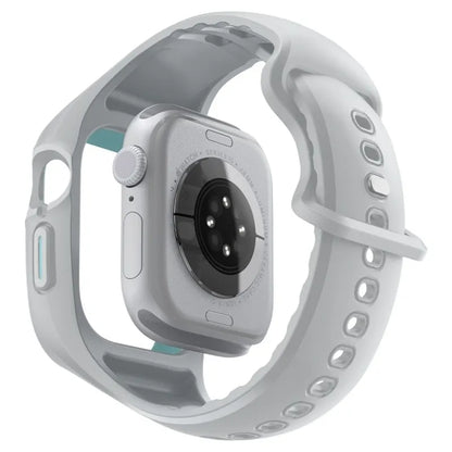 Spigen Liquid Air Pro – apyrankė su dėklu, skirta Apple Watch 10 46 mm (pilka)