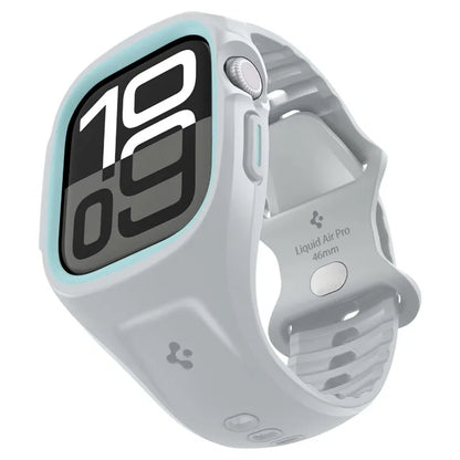 Spigen Liquid Air Pro – apyrankė su dėklu, skirta Apple Watch 10 46 mm (pilka)