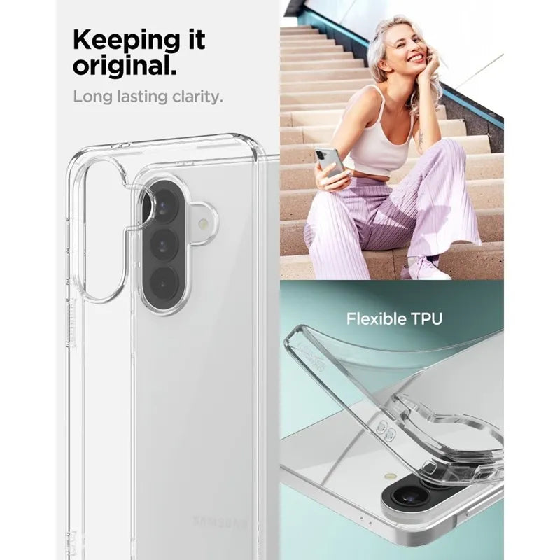 Spigen Liquid Crystal – dėklas „Samsung Galaxy A57 5G“ (skaidrus)