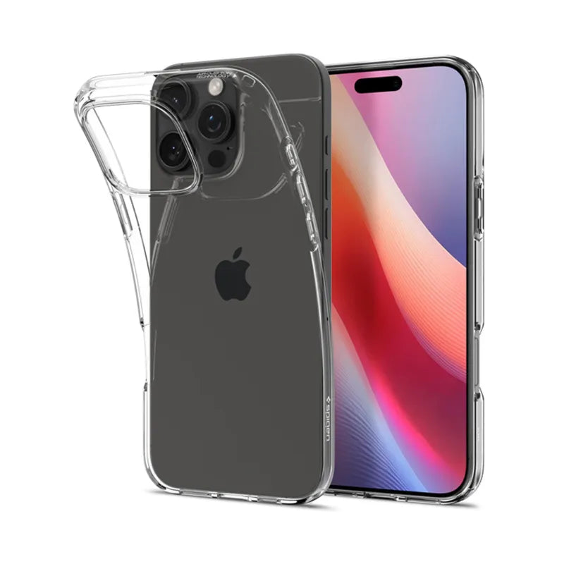Spigen Liquid Crystal – dėklas, skirtas iPhone 16 Pro (skaidrus)