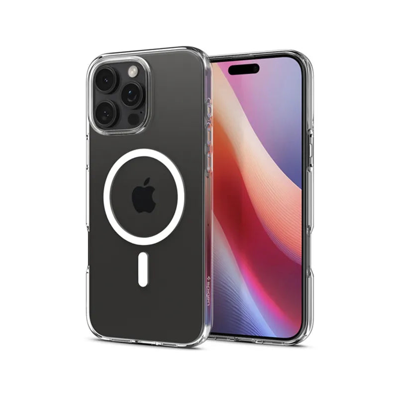 Spigen Liquid Crystal Mag MagSafe – dėklas iPhone 16 Pro (skaidrus)