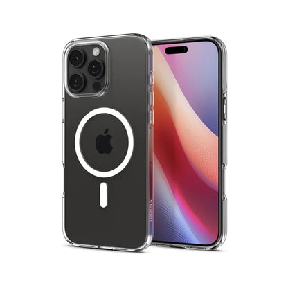 Spigen Liquid Crystal Mag MagSafe – dėklas iPhone 16 Pro (skaidrus)