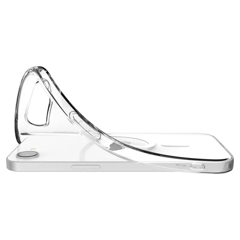 Spigen Liquid Crystal Mag MagSafe dėklas iPhone 17e / 16e (Skaidrus)