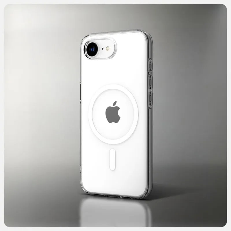 Spigen Liquid Crystal Mag MagSafe dėklas iPhone 17e / 16e (Skaidrus)