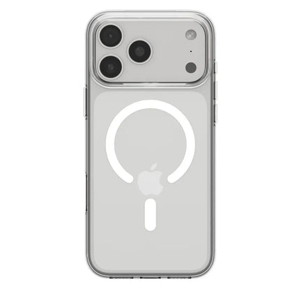 Spigen Liquid Crystal Mag MagSafe dėklas, skirtas iPhone 17 Pro Max (Skaidrus/Baltas)