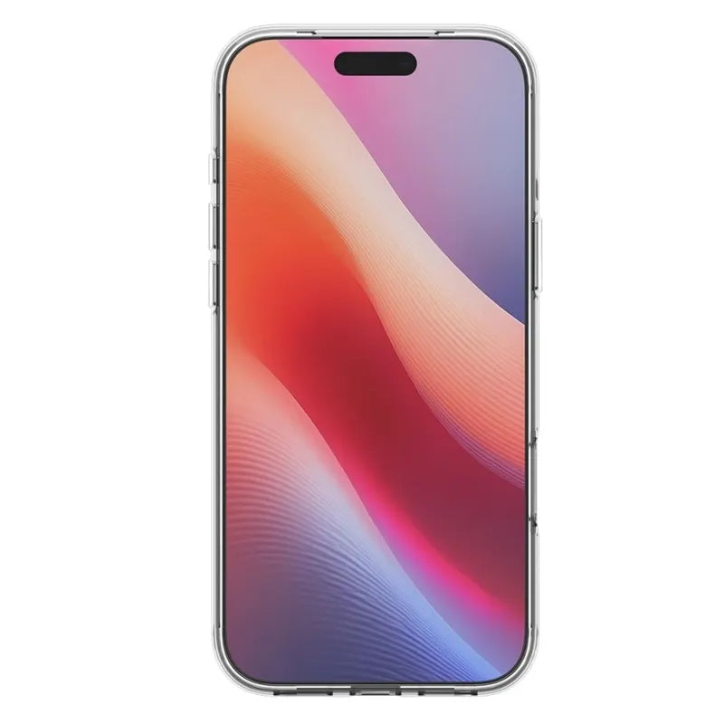 Spigen Liquid Crystal Mag MagSafe dėklas, skirtas iPhone 17 Pro Max (Skaidrus/Baltas)
