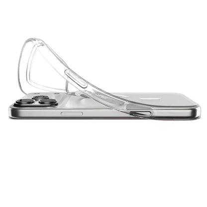 Spigen Liquid Crystal Mag MagSafe dėklas, skirtas iPhone 17 Pro Max (Skaidrus/Baltas)