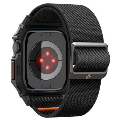 Spigen Lite Fit "Pro" - Dėklas su dirželiu skirtas Apple Watch 10 42 mm (Matinė juoda)