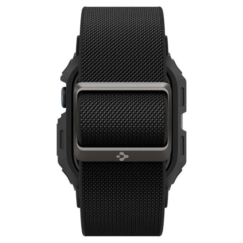 Spigen Lite Fit "Pro" - Dėklas su dirželiu skirtas Apple Watch 10 42 mm (Matinė juoda)