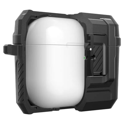 Spigen Lock Fit - Šarvuotas dėklas Apple AirPods Pro 3 (Matte Black)