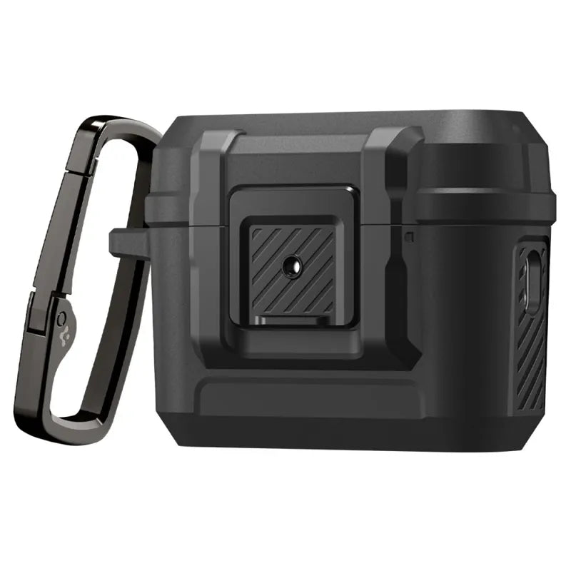 Spigen Lock Fit - Šarvuotas dėklas Apple AirPods Pro 3 (Matte Black)
