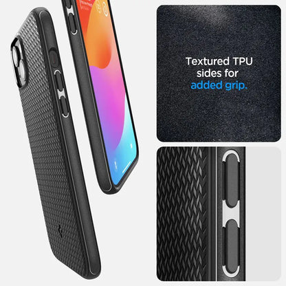 Spigen Mag Armor MagSafe – dėklas skirtas iPhone 15 (juodas, matinis)