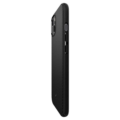 Spigen Mag Armor MagSafe – „iPhone 13“ dėklas (matinė juoda)