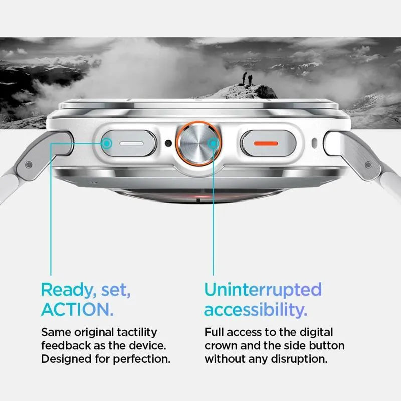 Spigen Modern Fit Band – apyrankė Samsung Galaxy Watch Ultra 47 mm (sidabrinė)