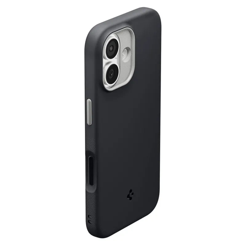 Spigen Nano Pop Mag MagSafe - Dėklas iPhone 17 (Juodasis sezamas)