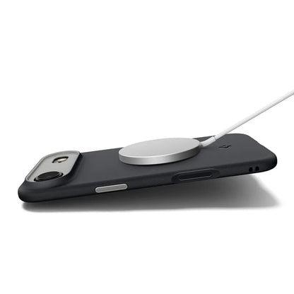 Spigen Nano Pop Mag MagSafe – Dėklas iPhone Air (Juodųjų sezamų)