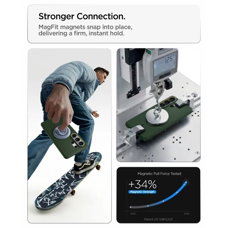 Spigen Nano Pop Mag MagSafe - dėklas Samsung Galaxy S26 Ultra (Avo Green)