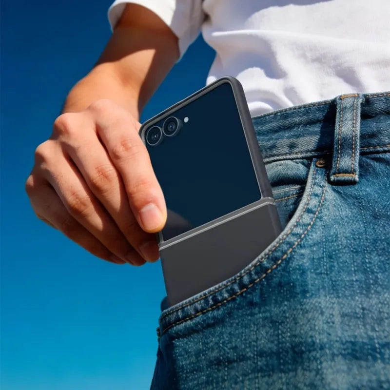 Spigen Nano Pop Mag MagSafe – dėklas Samsung Galaxy Z Flip 8 (Black Sesame)