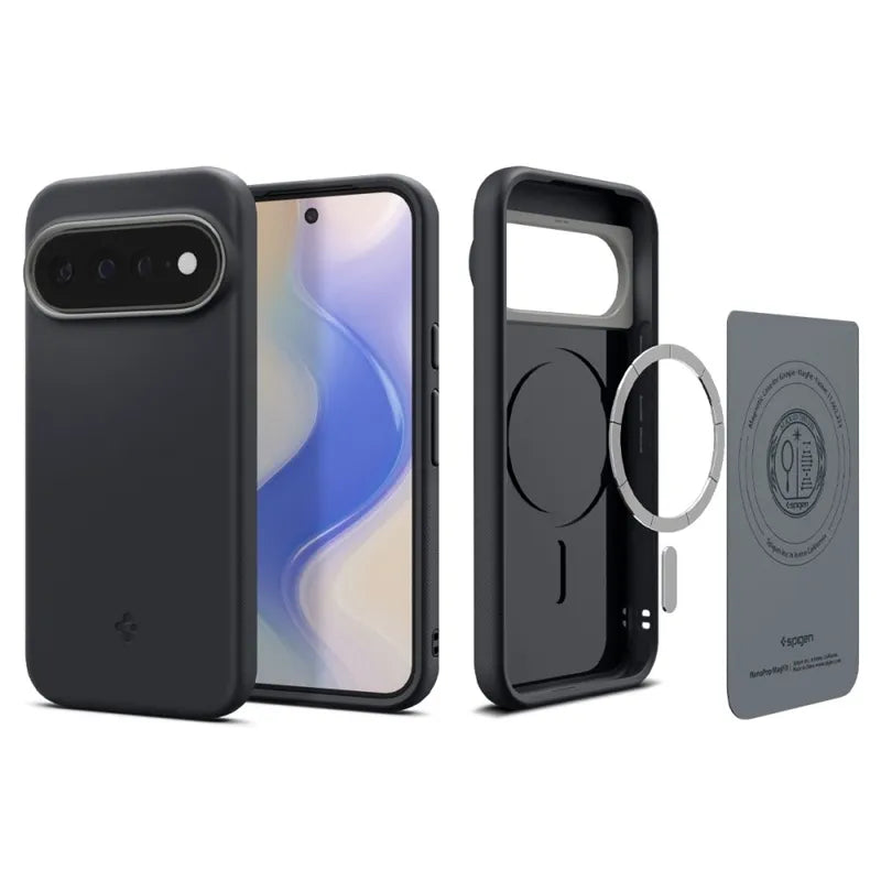 Spigen Nano Pop Mag MagSafe dėklas, skirtas Google Pixel 11 Pro XL (juodas)