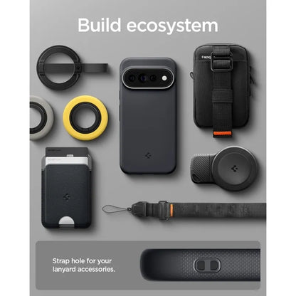 Spigen Nano Pop Mag MagSafe dėklas, skirtas Google Pixel 11 Pro XL (juodas)
