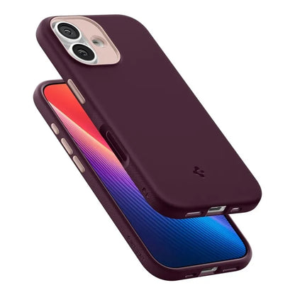 Spigen Nano Pop Mag MagSafe - Dėklas, skirtas iPhone 17 (Burgundy Bean)