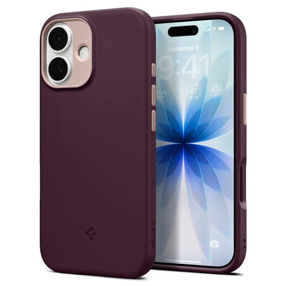 Spigen Nano Pop Mag MagSafe - Dėklas, skirtas iPhone 17 (Burgundy Bean)