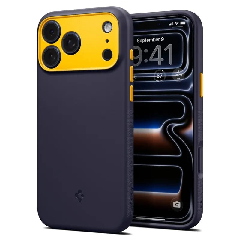 Spigen Nano Pop Mag MagSafe – dėklas, skirtas iPhone 18 Pro / 17 Pro (Blueberry Navy)