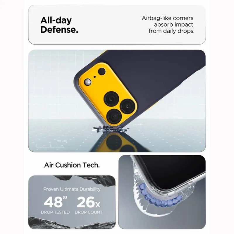 Spigen Nano Pop Mag MagSafe – dėklas, skirtas iPhone 18 Pro / 17 Pro (Blueberry Navy)