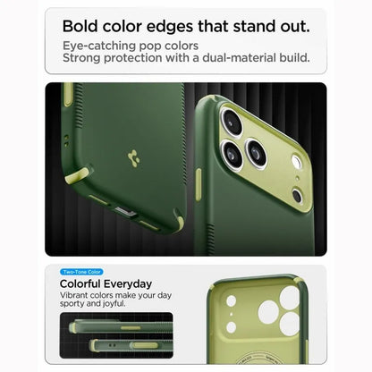 Spigen Nano Pop Mag MagSafe – dėklas, skirtas iPhone 18 Pro Max / 17 Pro Max (Avo Green)