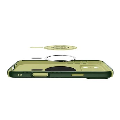Spigen Nano Pop Mag MagSafe – dėklas, skirtas iPhone 18 Pro Max / 17 Pro Max (Avo Green)