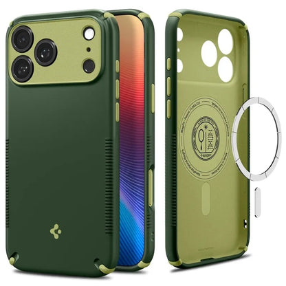 Spigen Nano Pop Mag MagSafe – dėklas, skirtas iPhone 18 Pro Max / 17 Pro Max (Avo Green)