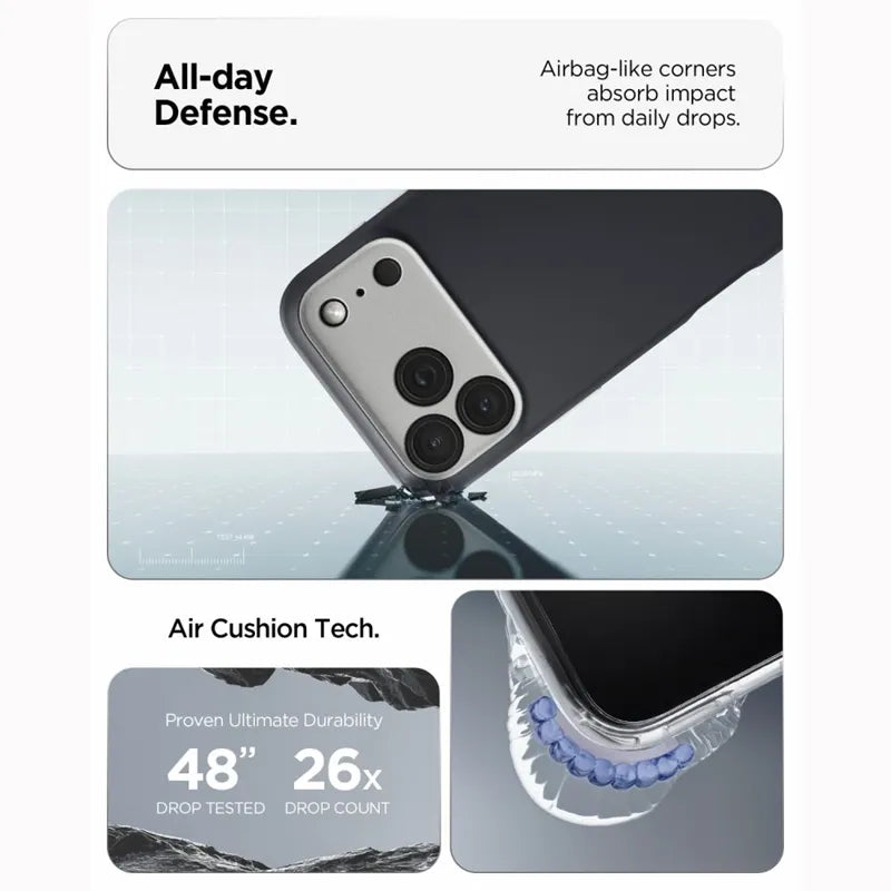 Spigen Nano Pop Mag MagSafe – dėklas, skirtas iPhone 18 Pro Max / 17 Pro Max (Black Sesame)