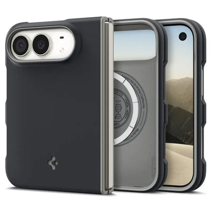 Spigen Nano Pop Mag MagSafe – dėklas, skirtas iPhone Duo (Black Sesame)