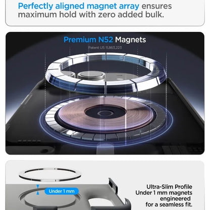 Spigen Nano Pop Mag MagSafe – dėklas, skirtas iPhone Duo (Black Sesame)