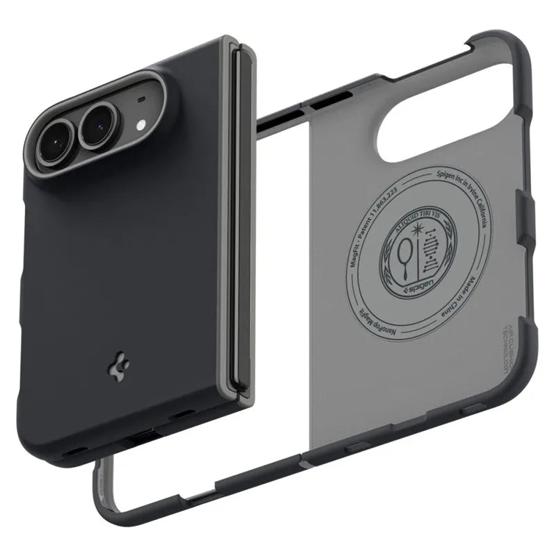 Spigen Nano Pop Mag MagSafe – dėklas, skirtas iPhone Duo (Black Sesame)