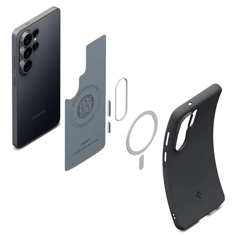 Spigen Nano Pop Mag MagSafe - Dėklas, skirtas Samsung Galaxy S26 Ultra (Black Sesame)
