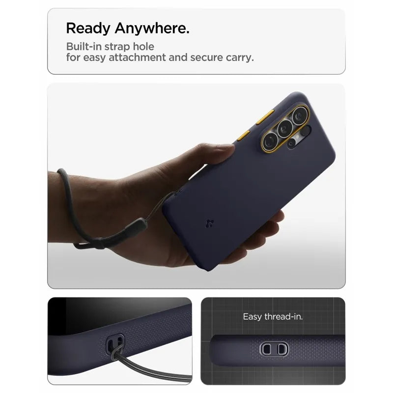 Spigen Nano Pop Mag MagSafe – dėklas, skirtas Samsung Galaxy S26 Ultra (Blueberry Navy)