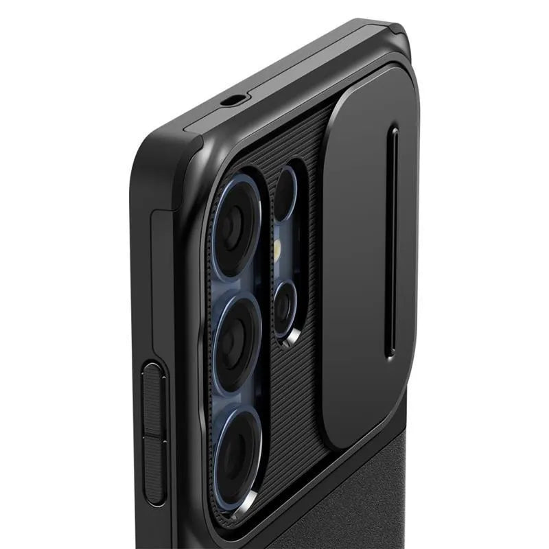 Spigen Optik Armor – dėklas Samsung Galaxy S25 Ultra (juodas)