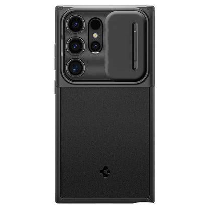 Spigen Optik Armor – dėklas, skirtas Samsung Galaxy S24 Ultra (juodas)