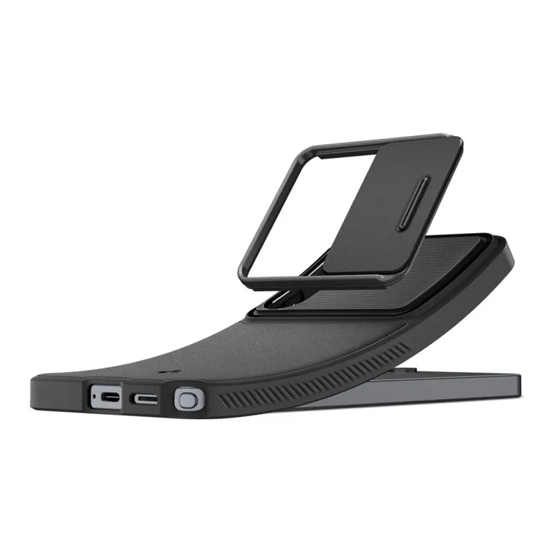 Spigen Optik Armor – dėklas, skirtas Samsung Galaxy S26 Ultra (juodas)