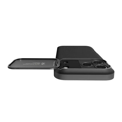 Spigen Optik Armor Mag MagSafe dėklas iPhone 17 Pro Max (Juodas)