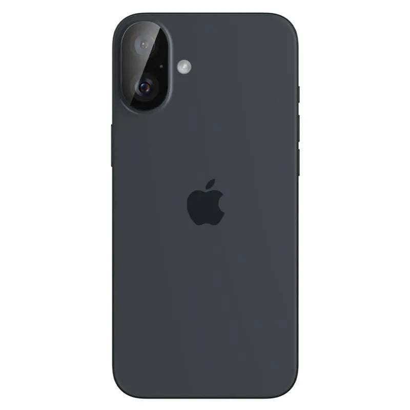 Spigen Optik GLAS.TR kameros apsauga (2 vnt.) – objektyvo apsauga, skirta iPhone 16 / 16 Plus (juoda)